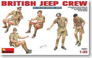 British Jeep Crew Figure Set 
