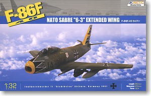 F-86F-40 NATO Sabre 6-3 Extended Wing