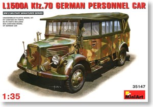 L1500A (Kfz.70) German Personnel Car