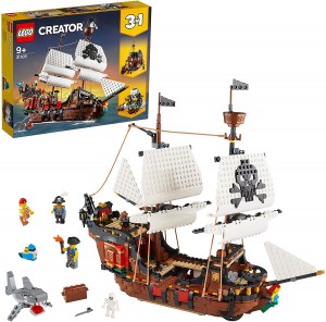 Lego 31109 – Galeone dei Pirati, Taverna e Isola del Teschio