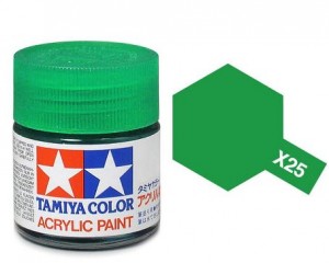 Acrylic X25 Clear Green 23ml Bottle