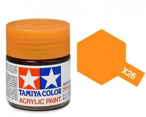 Acrylic X26 Clear Orange 23ml Bottle