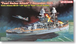 USS Arizona BB-39 & Nakajima B5N Attack on Pearl Harbor