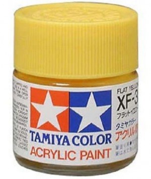 XF-3 Flat Yellow. Tamiya Color Acrylic Paint (Flat) – Colori opachi  