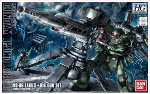Zaku II + Big Gun (Gundam Thunderbolt Ver.) HG Bandai
